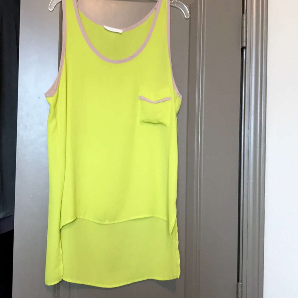 Lush Neon Yellow Tank Top